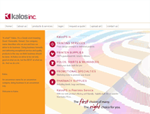 Tablet Screenshot of kalosps.com